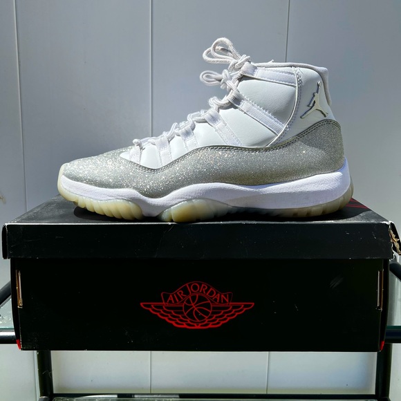 Jordan Shoes - Womens Jordan 11 retro “ metallic silver “